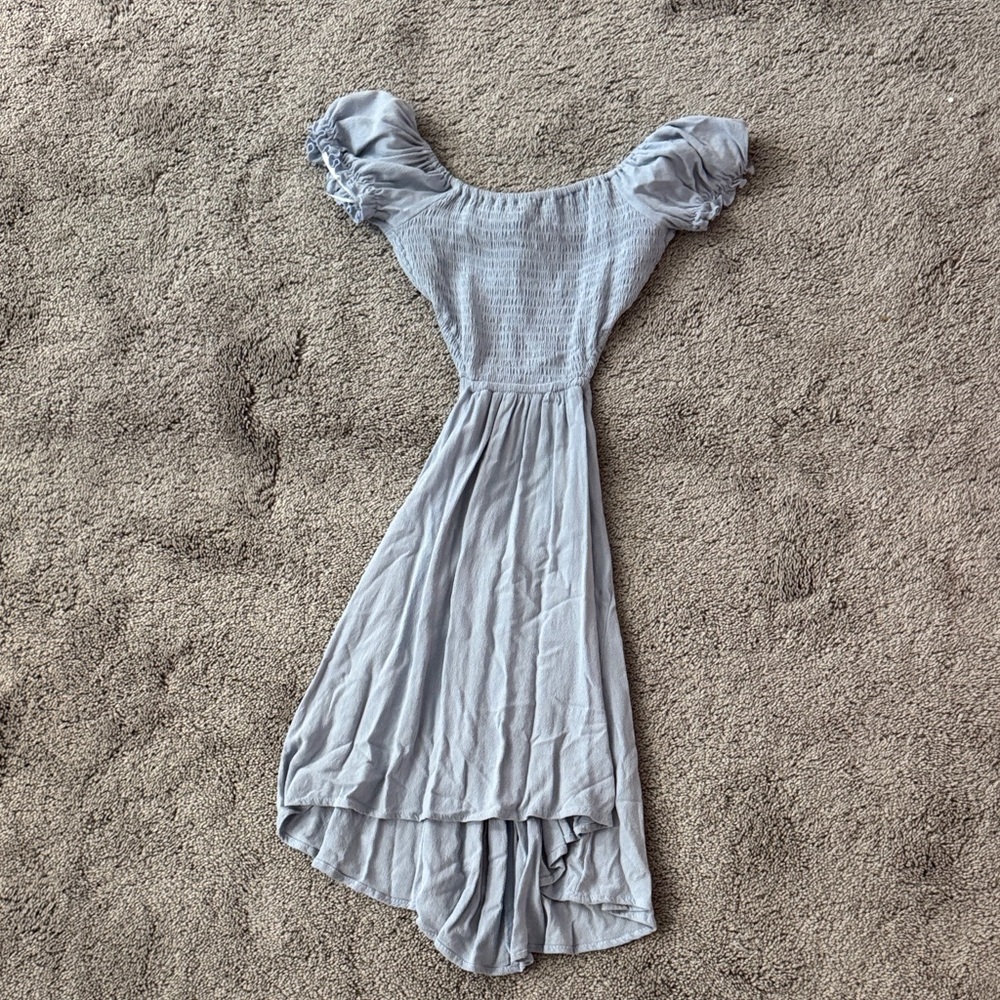 Ocean Drive Light Blue Backless Dress
